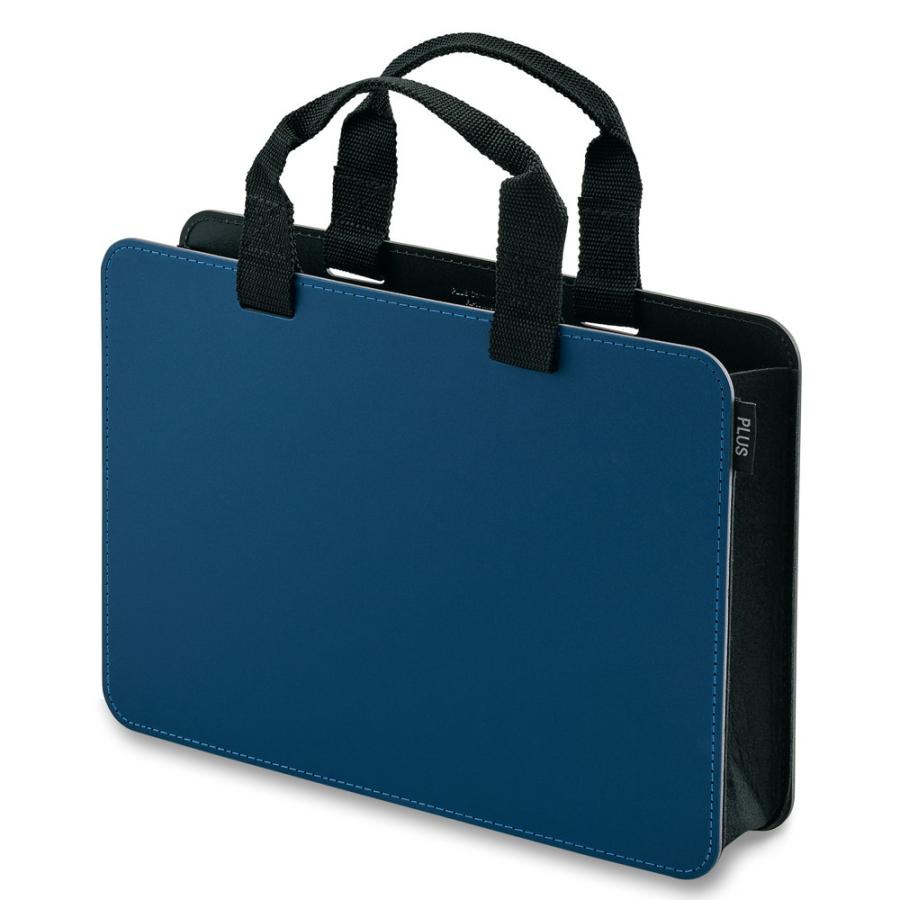 プラス PLUS モバイルバッグ ＋ スリムタイプ ネイビー FL-101MB 91-450 | PLUS
