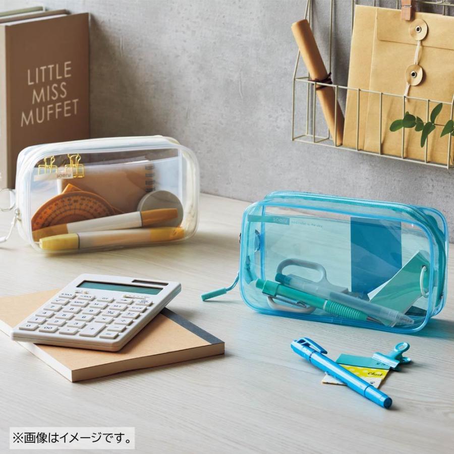 リヒトラブ LIHITLAB SOERU クリヤーボックスペンケース フロストクリヤー A8101-1 | ブランド登録なし | 04