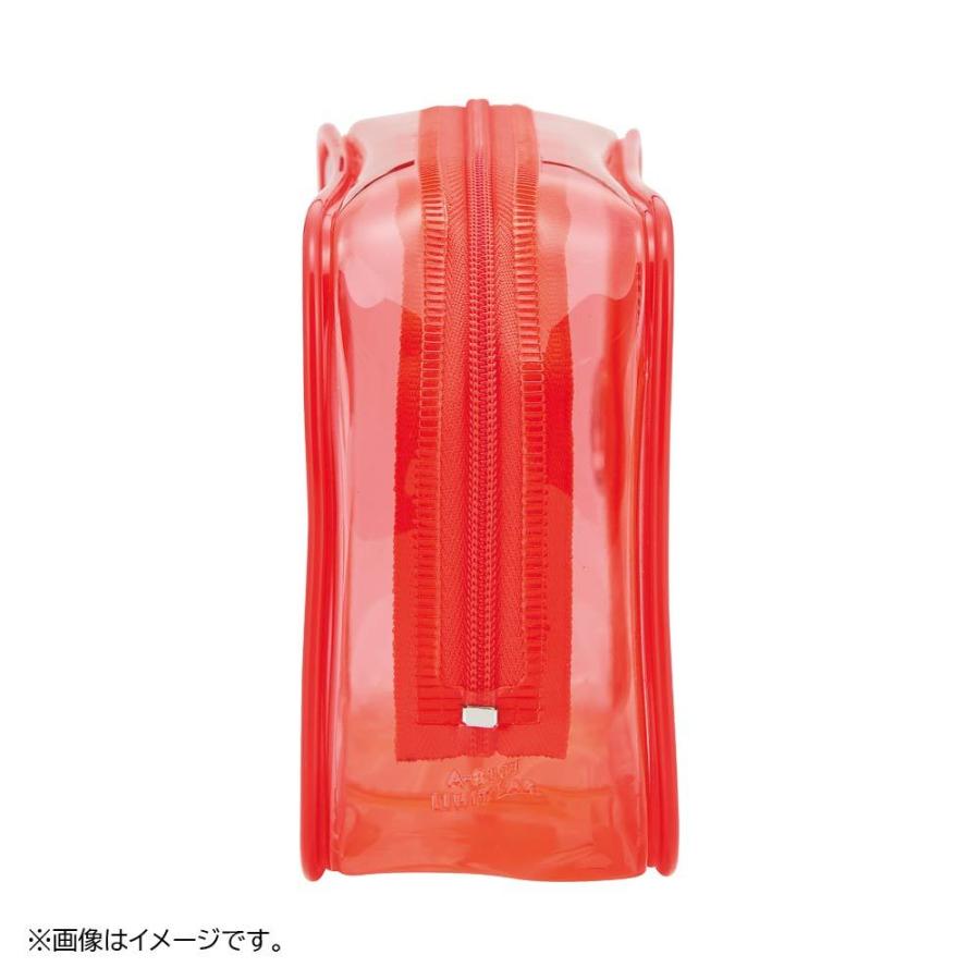 リヒトラブ LIHITLAB SOERU クリヤーボックスペンケース サニーレッド A8101-3 | ブランド登録なし | 01