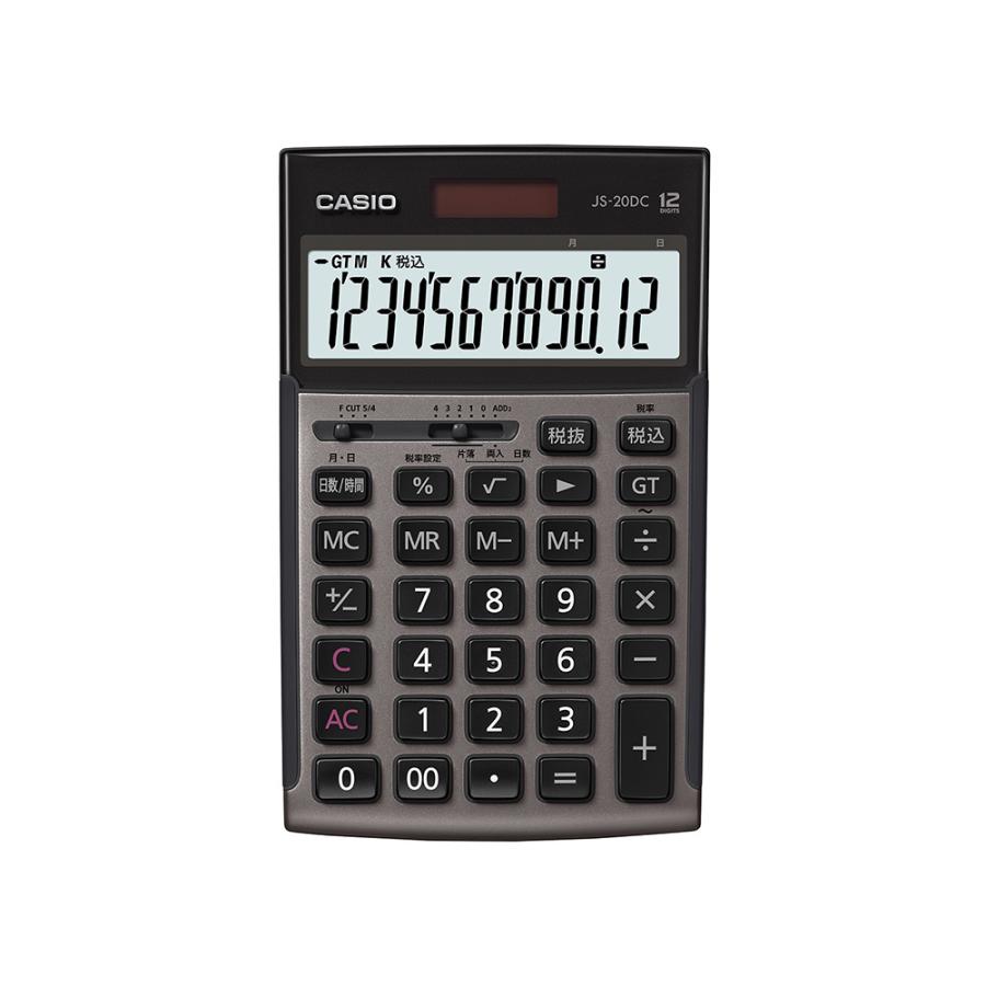 【欠品中:納期未定 入荷次第発送】カシオ CASIO 日数・時間計算機能搭載 本格実務電卓 JS-20DC-GB-N | CASIO