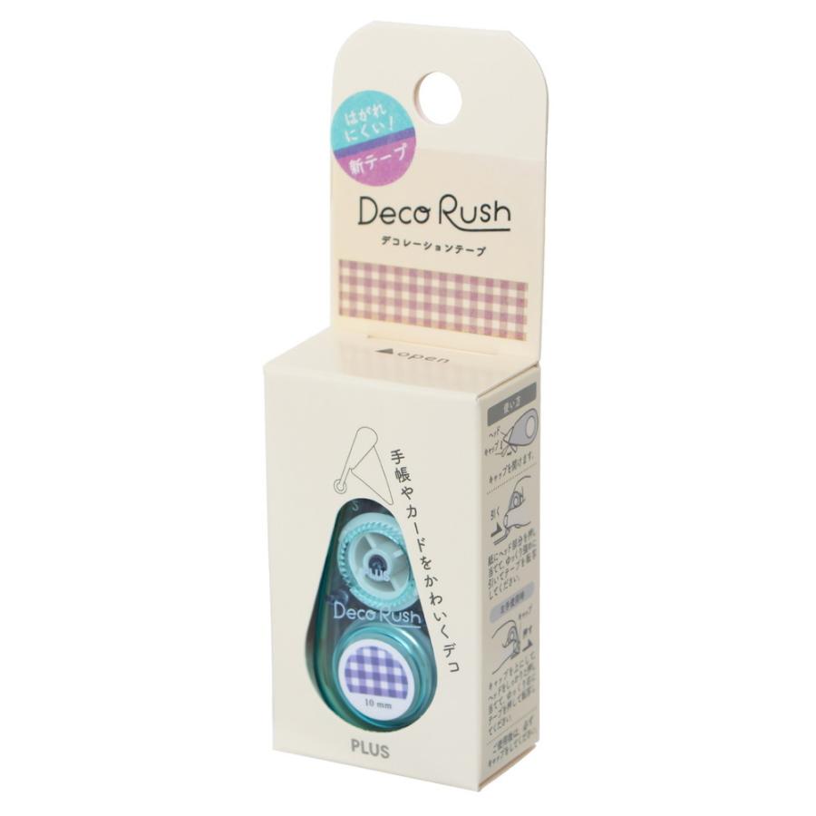 プラス PLUS デコレーションテープ デコラッシュ 太幅タイプ ギンガムチェック DC-080-1 | PLUS | 01