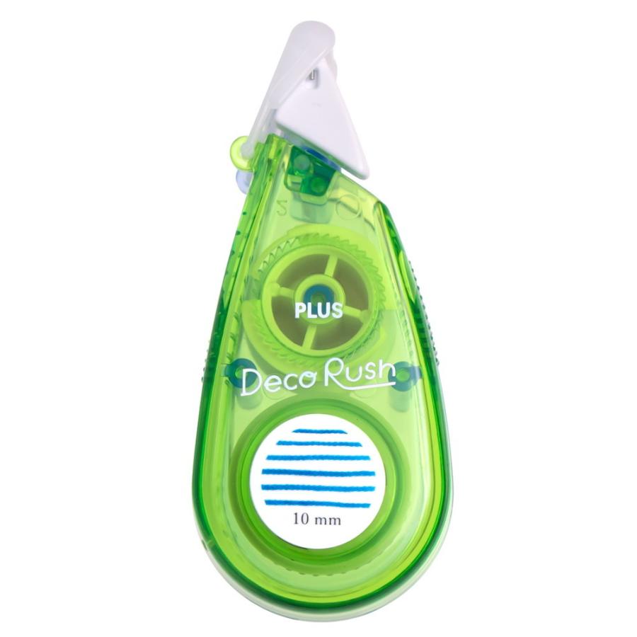 プラス PLUS デコレーションテープ デコラッシュ 太幅タイプ ボーダー DC-080-4 | PLUS