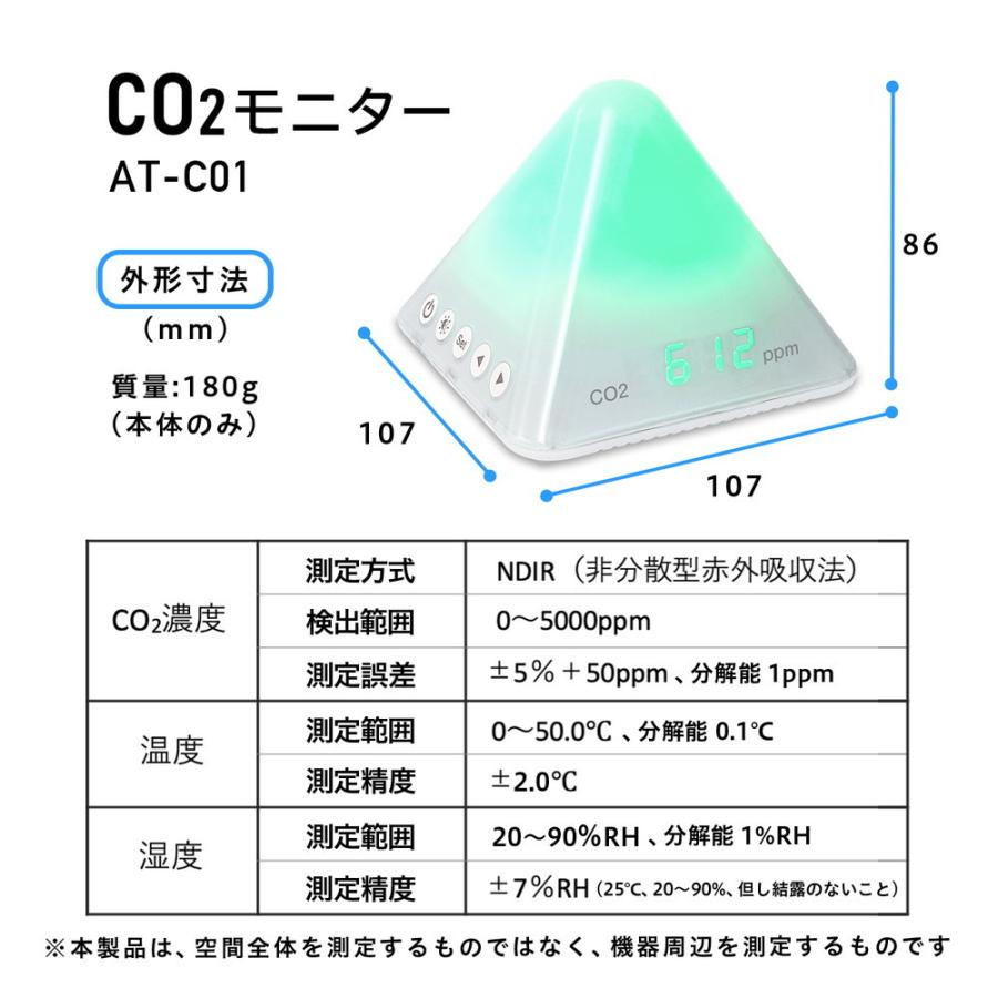 プラス PLUS CO2モニター AT-C01 AT-C01 42-8719 | PLUS | 06