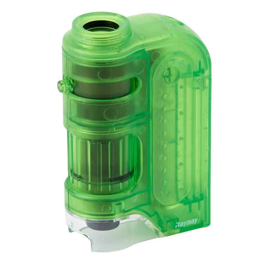 レイメイ藤井 raymay 片手サイズのハンディ顕微鏡ZOOM 倍率60-120倍 ミクロ体感セット グリーン RXTG3M | レイメイ藤井 | 04