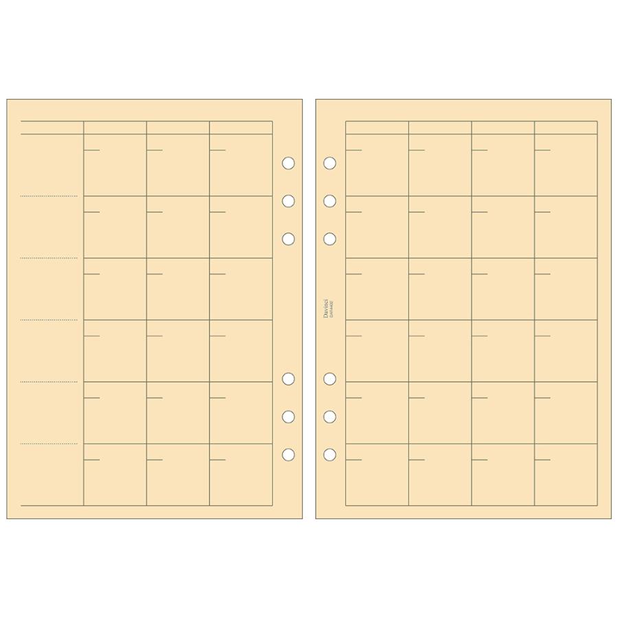 レイメイ藤井 raymay ダ・ヴィンチ リフィル A5サイズ 竹紙フリーマンスリースケジュール DAR4402 | レイメイ藤井 | 01