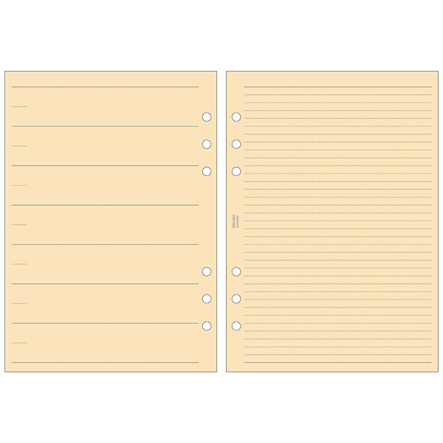 レイメイ藤井 raymay ダ・ヴィンチ リフィル A5サイズ 竹紙フリーウィークリースケジュール DAR4403 | レイメイ藤井 | 01