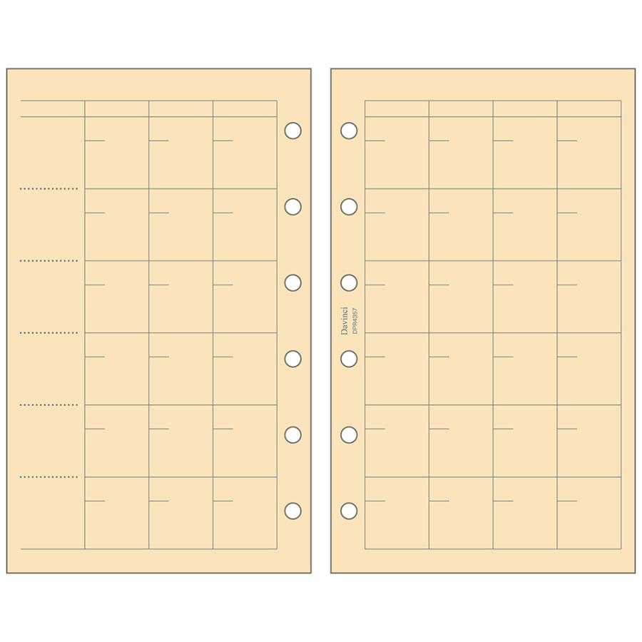 レイメイ藤井 raymay ダ・ヴィンチ リフィル ポケットサイズ 竹紙フリーマンスリースケジュール DPR4357 | レイメイ藤井 | 01