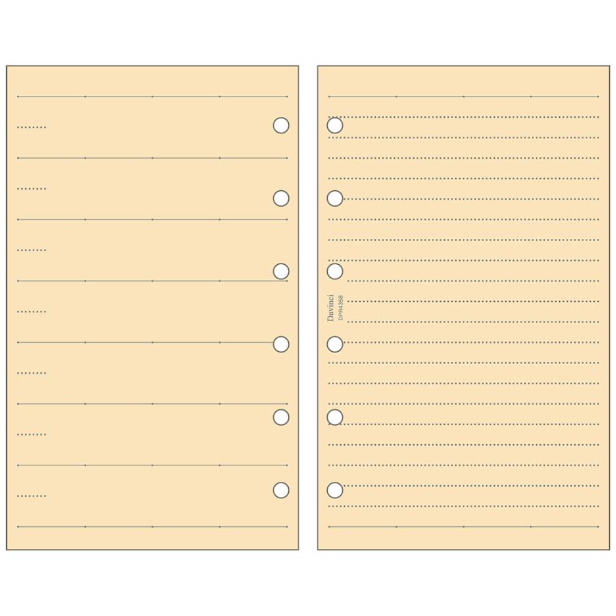 レイメイ藤井 raymay ダ・ヴィンチ リフィル ポケットサイズ 竹紙フリーウィークリースケジュール DPR4358 | レイメイ藤井 | 01