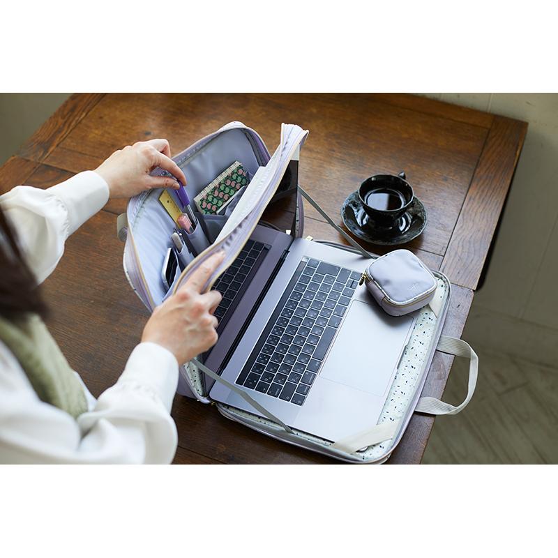 レイメイ藤井 Raymay ノフェス マルチケースキャリング１５ バイオレット MC1038V nofes パソコンケース ビジネスバッグ | ブランド登録なし | 01