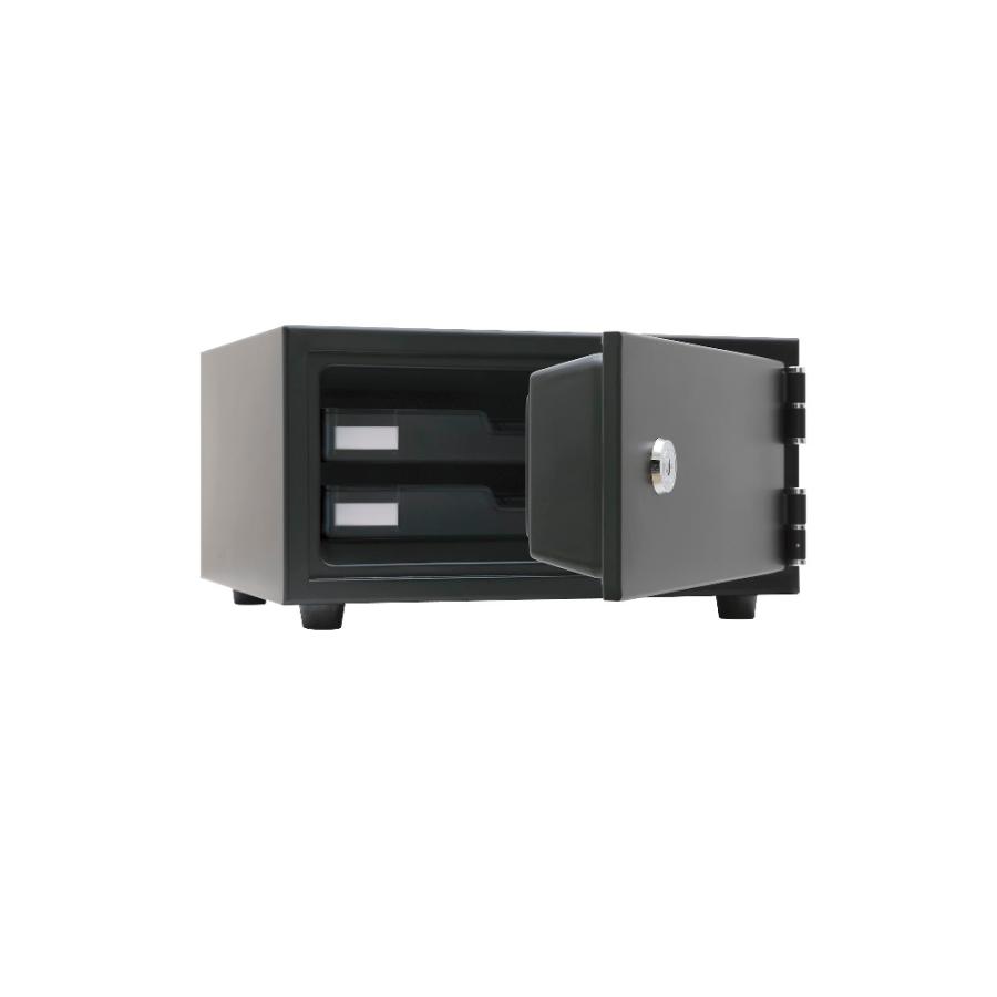 日本アイ・エス・ケイ 耐火金庫 おしゃれ金庫 CPS-30K リバーシブル錠 マットブラック 11L 1時間耐火 信頼の日本製 地震 災害 防災 | 日本アイ・エス・ケイ | 01
