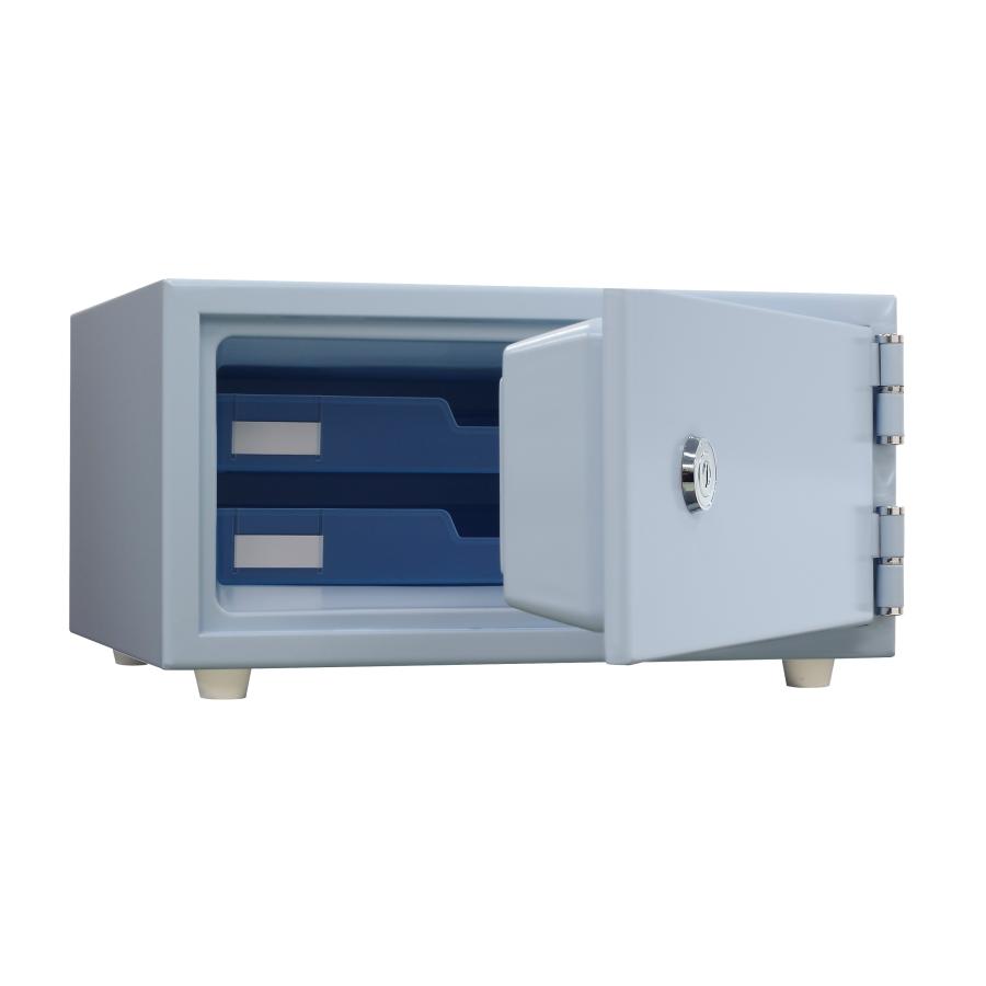 日本アイ・エス・ケイ 耐火金庫 おしゃれ金庫 CPS-30K リバーシブル錠 スカイブルー 11L 1時間耐火 信頼の日本製 地震 災害 防災 | 日本アイ・エス・ケイ | 01