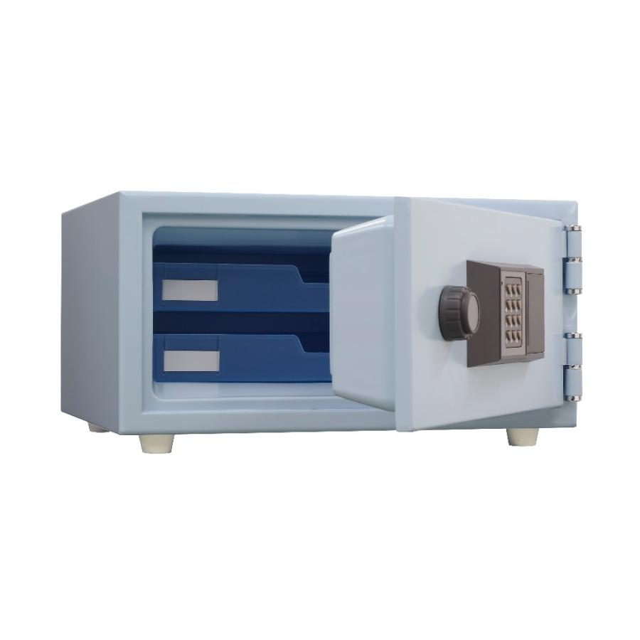 日本アイ・エス・ケイ 耐火金庫 おしゃれ金庫 CPS-30T スカイブルー テンキー錠 11L 1時間耐火 信頼の日本製 地震 災害 防災 | 日本アイ・エス・ケイ | 01