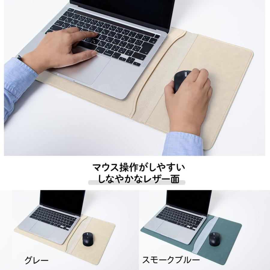 プラス PLUS マウスパッドになるPCケース　グレー | PLUS | 05