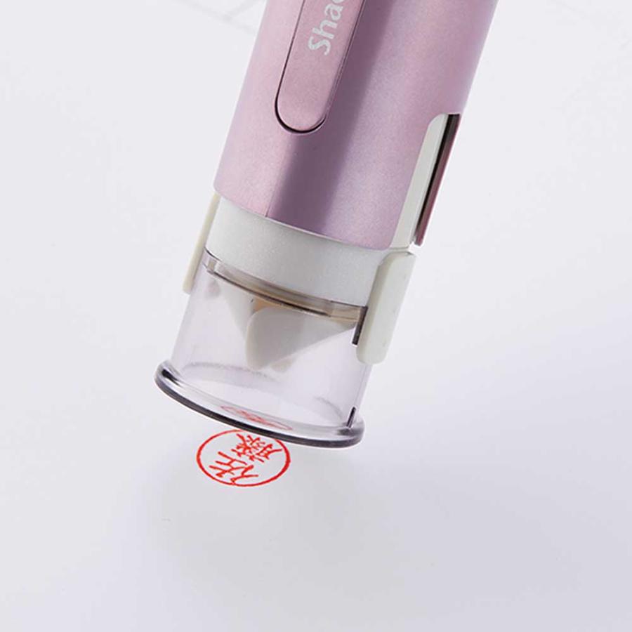 シヤチハタ キャップレス9 スパークリングクリアカラー メールオーダー式 ロゼピンク XL-CLNSC4/MO 印鑑 ネーム印 シャチハタ | シヤチハタ | 07