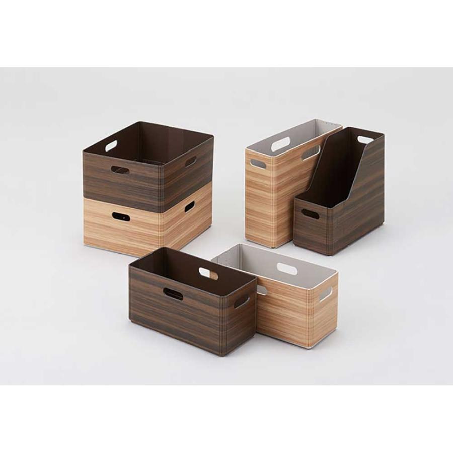 キングジム KING JIM キ−ニ スタッキング ユニットボックス ブラウン Sサイズ KW1012フラ | KING JIM | 03