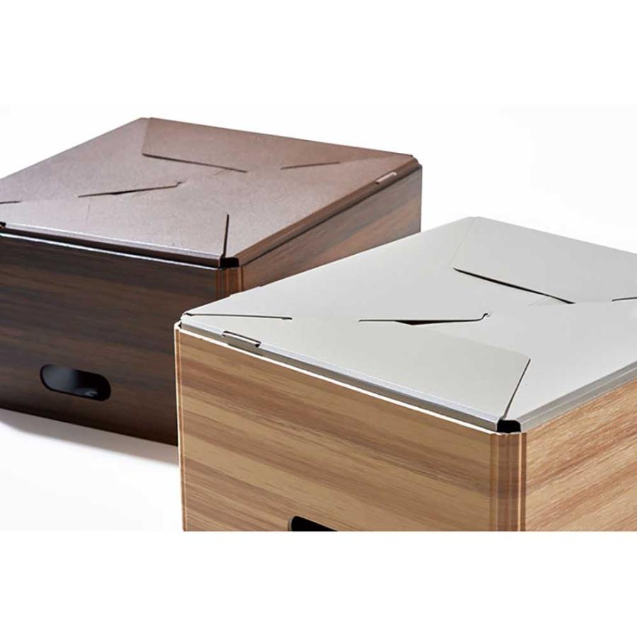 キングジム KING JIM キ−ニ スタッキング ユニットボックス ブラウン Sサイズ KW1012フラ | KING JIM | 04