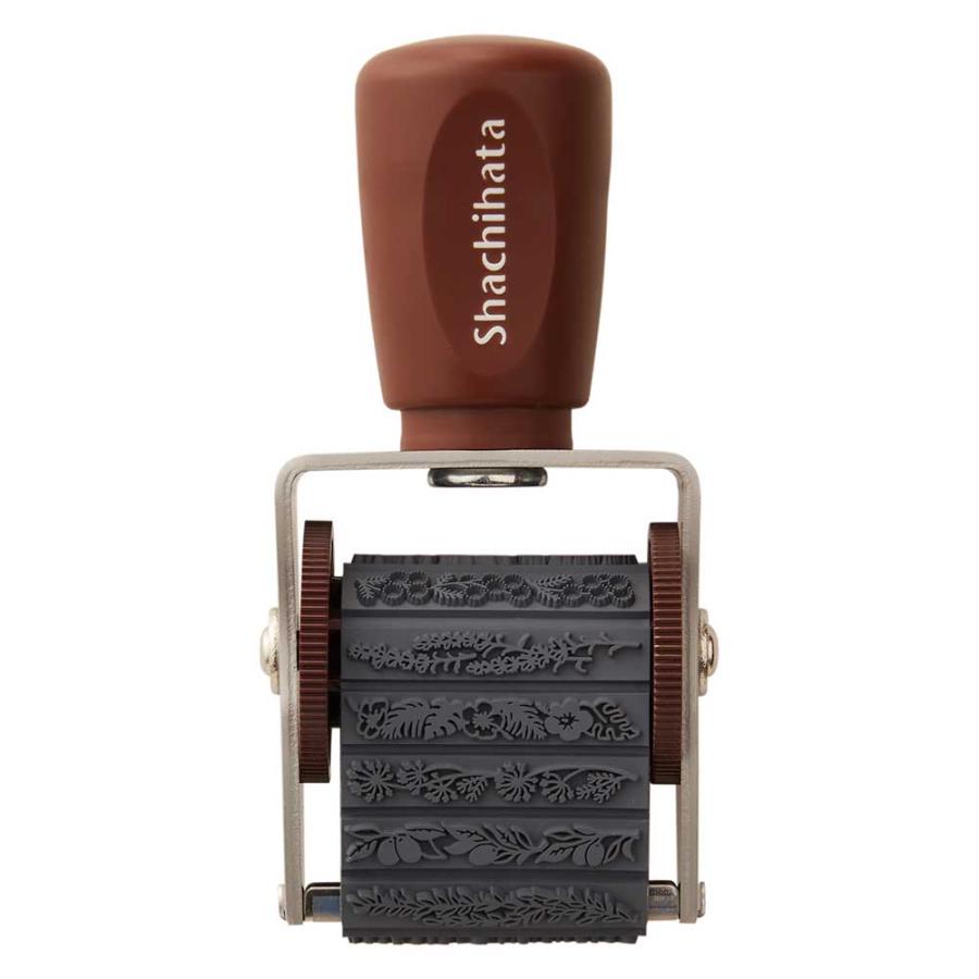 シヤチハタ Shachihata 回転デコレーションスタンプ 植物 NRD-13A1 回転ゴム印 クラフト シャチハタ | シヤチハタ