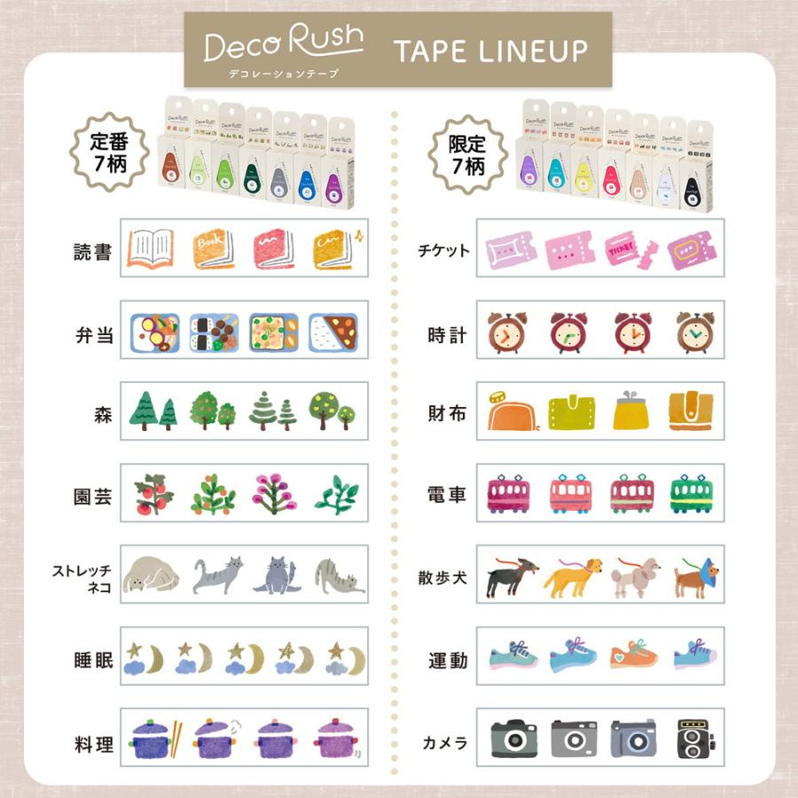 プラス PLUS デコレーションテープ デコラッシュ 6mm 睡眠 DC-060-20 | PLUS | 07