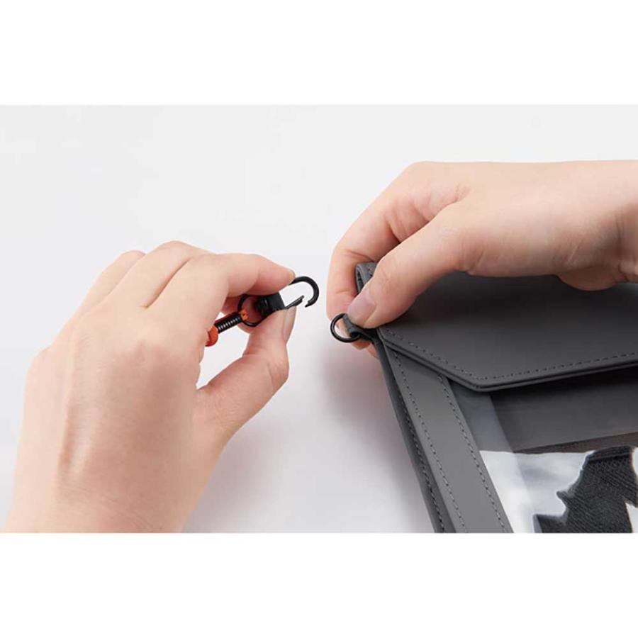 キングジム KINGJIM FLATTY ONE MILE ミニサイズ ホワイト 5556シロ ミニバッグ フラッティ クリアバッグ ワンマイル サコッシュ | KING JIM | 06