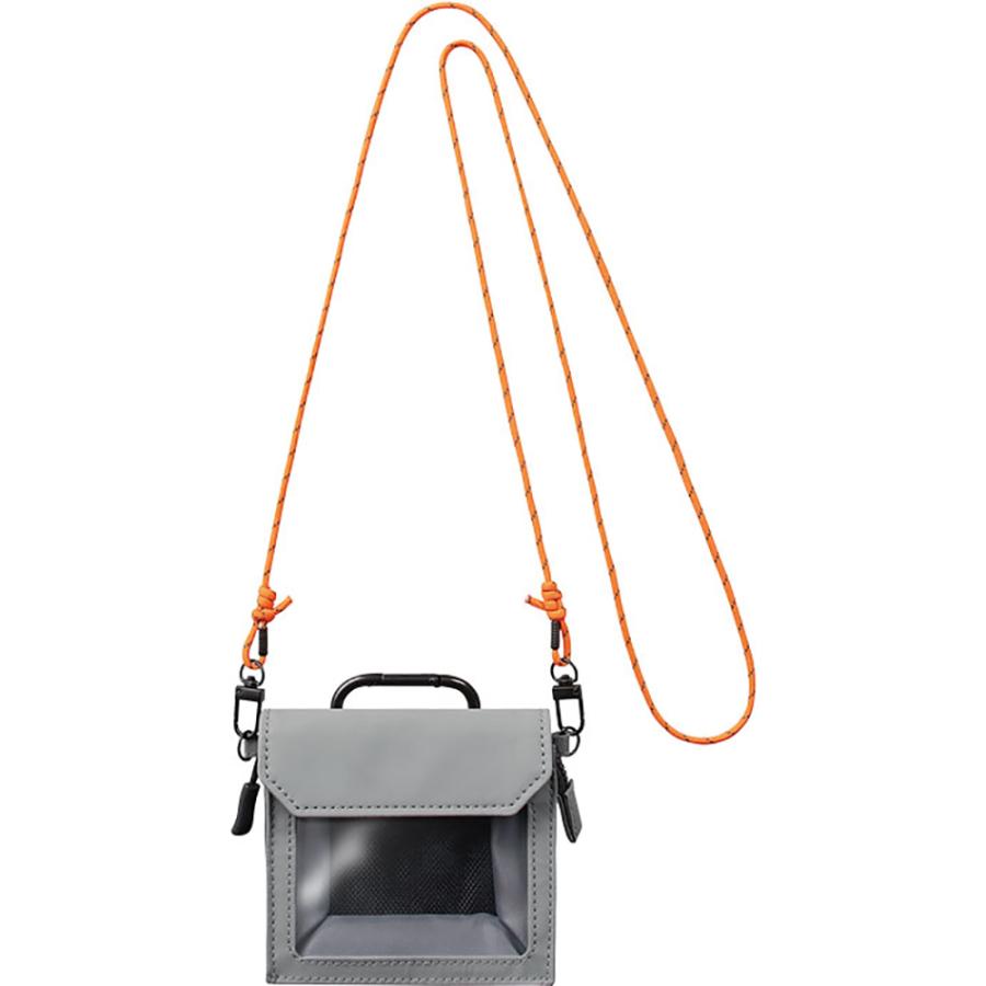 キングジム KINGJIM FLATTY ONE MILE ミニサイズ グレー 5556クレ ミニバッグ フラッティ クリアバッグ ワンマイル サコッシュ Z世代 | KING JIM