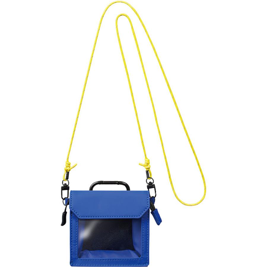 キングジム KINGJIM FLATTY ONE MILE ミニサイズ アオ 5556アオ ミニバッグ フラッティ クリアバッグ ワンマイル サコッシュ Z世代 | KING JIM