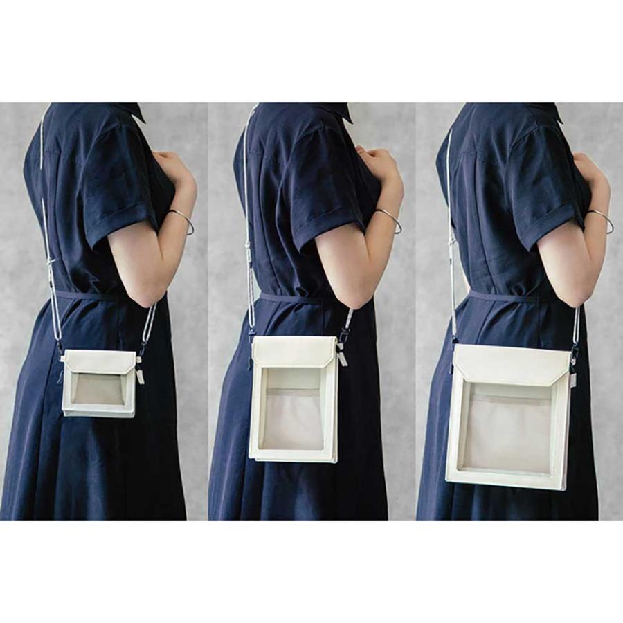 キングジム KINGJIM FLATTY ONE MILE ミニサイズ アオ 5556アオ ミニバッグ フラッティ クリアバッグ ワンマイル サコッシュ Z世代 | KING JIM | 04