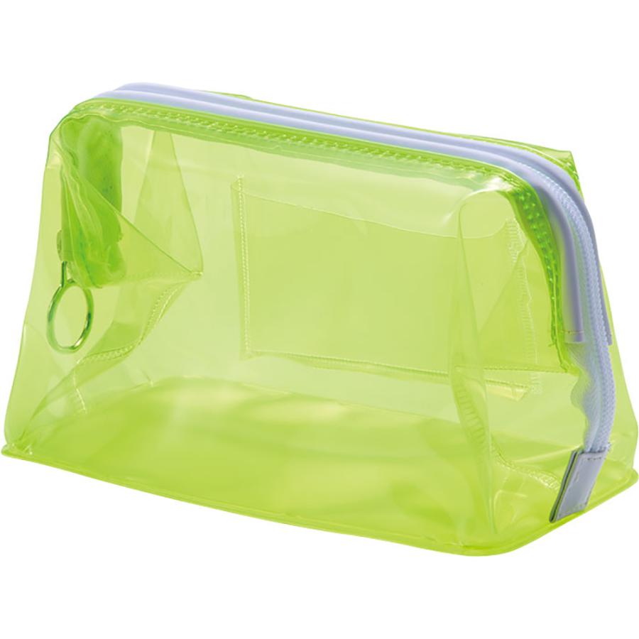 キングジム＜KING JIM＞ チアーズ ワイヤーポーチ キイ CH5540Tキイ ポーチ 収納ポーチ クリア文具 クリアカラーネオンカラーチアーズ | KING JIM