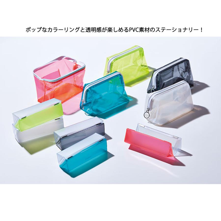 キングジム＜KING JIM＞ チアーズ ワイヤーポーチ ミト CH5540Tミト ポーチ 収納ポーチ クリア文具 クリアカラーネオンカラーチアーズ | KING JIM | 03