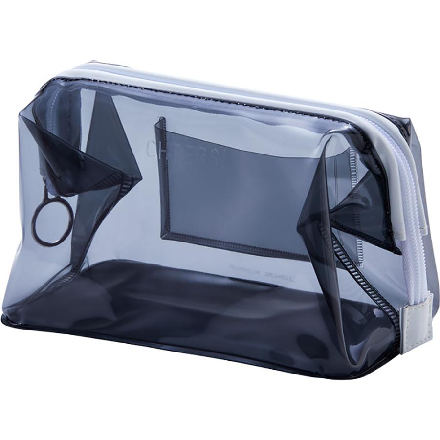 キングジム＜KING JIM＞ チアーズ ワイヤーポーチ クレ CH5540Tクレ ポーチ 収納ポーチ クリア文具 クリアカラーネオンカラーチアーズ | KING JIM