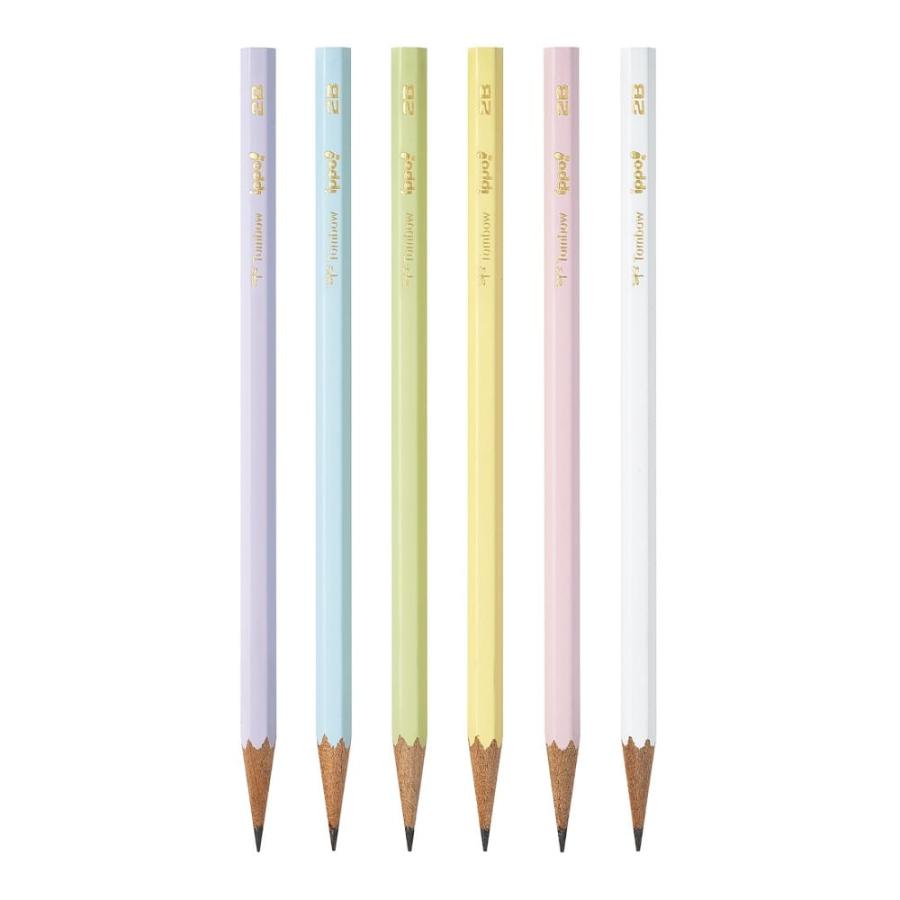 トンボ鉛筆 Tombow かきかた鉛筆 ナチュラル パステル ２Ｂ KB-KNPT01-2B 小学校 学童 ダース | トンボ鉛筆 | 02