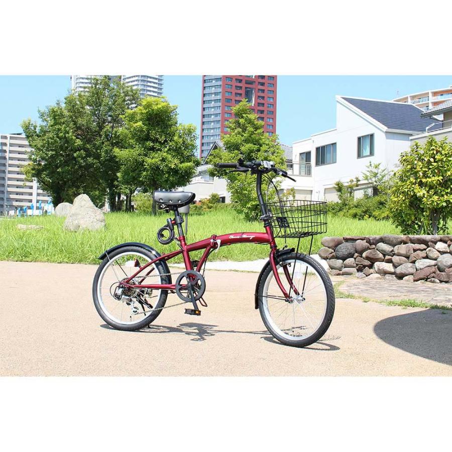 ミムゴ mimugo 折畳み自転車 Classic Mimugo（クラシックミムゴ） FDB206SL MG-CM206L 買い物 サイクリング 漕ぐ 快適 運転 | ミムゴ | 08