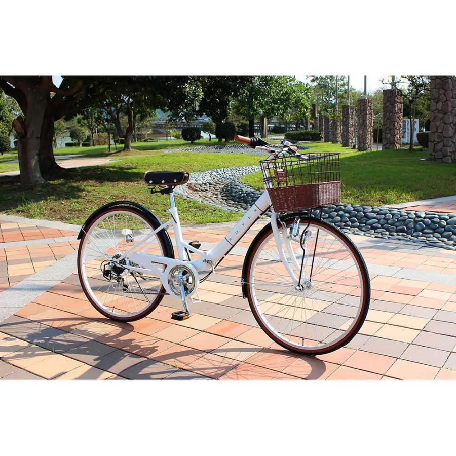 ミムゴ mimugo 折畳み自転車 ROVER（ローバー） シティ　FDB266SL MG-RV266L 買い物 サイクリング 漕ぐ 快適 運転 趣味 | ミムゴ | 13