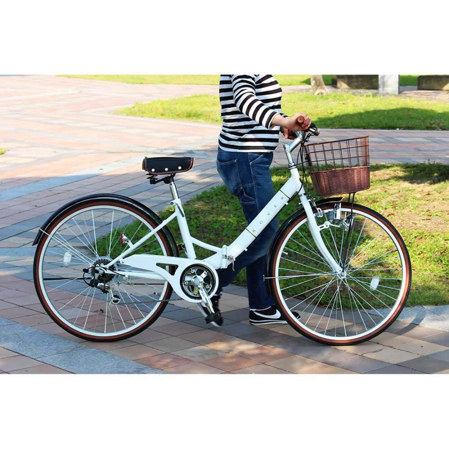 ミムゴ mimugo 折畳み自転車 ROVER（ローバー） シティ　FDB266SL MG-RV266L 買い物 サイクリング 漕ぐ 快適 運転 趣味 | ミムゴ | 15