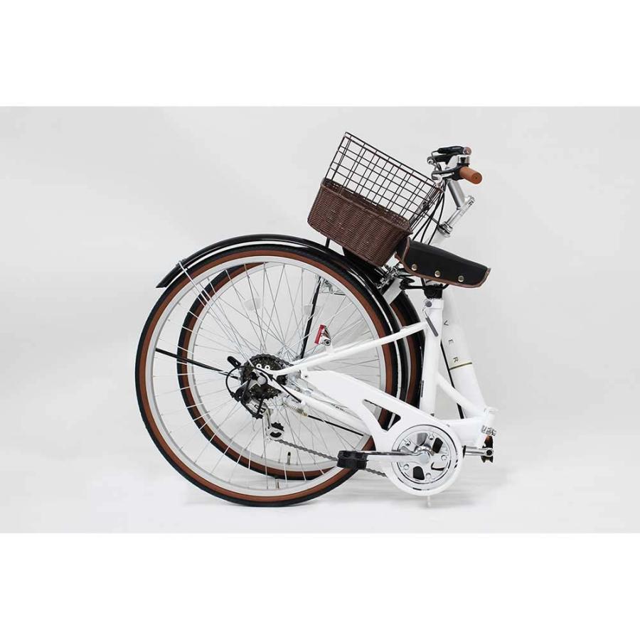 ミムゴ mimugo 折畳み自転車 ROVER（ローバー） シティ　FDB266SL MG-RV266L 買い物 サイクリング 漕ぐ 快適 運転 趣味 | ミムゴ | 04