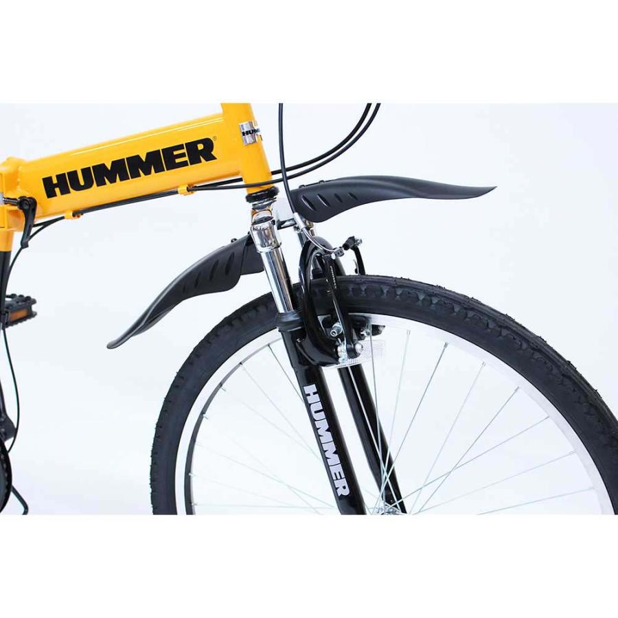 ミムゴ mimugo 折畳み自転車 HUMMER（ハマー） FサスFD-MTB266SL MG-HM266L 買い物 サイクリング 漕ぐ 快適 運転 趣味｜econvecoco｜07