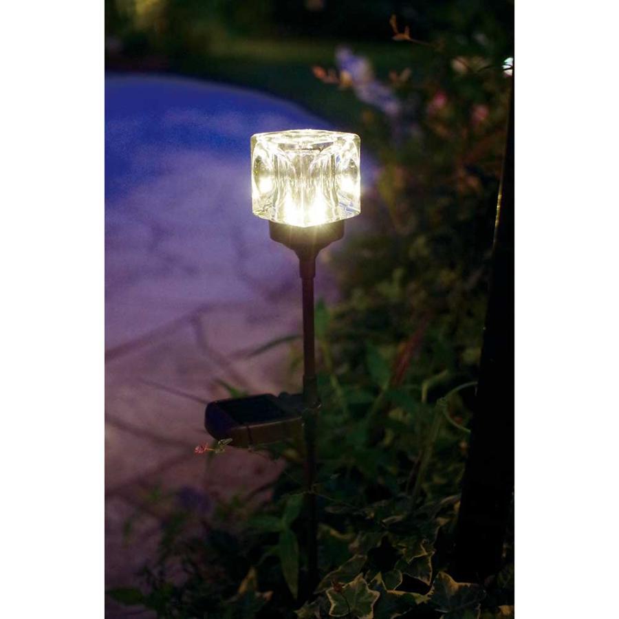 キシマ KISHIMA キューブ スティック ソーラーガーデンライト KL-10389 ソーラーライト 屋外用 おしゃれ 映え ガーデニング 庭 | ブランド登録なし | 04