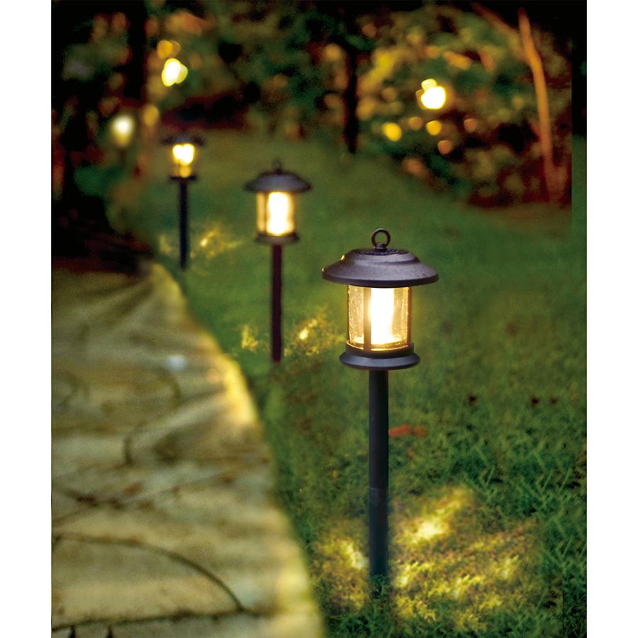 キシマ KISHIMA Schatte シャッテ ソーラーガーデンライト ブラック KL-10374 ソーラーライト 屋外用 映え ガーデニング 庭 | ブランド登録なし | 04