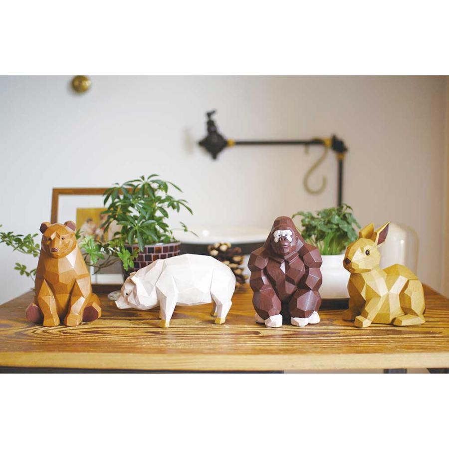 キシマ KISHIMA Suora スオーラマネーバンク ベアー KH-61227 貯金箱 北欧 木彫り調 動物 癒し インテリア | ブランド登録なし | 03