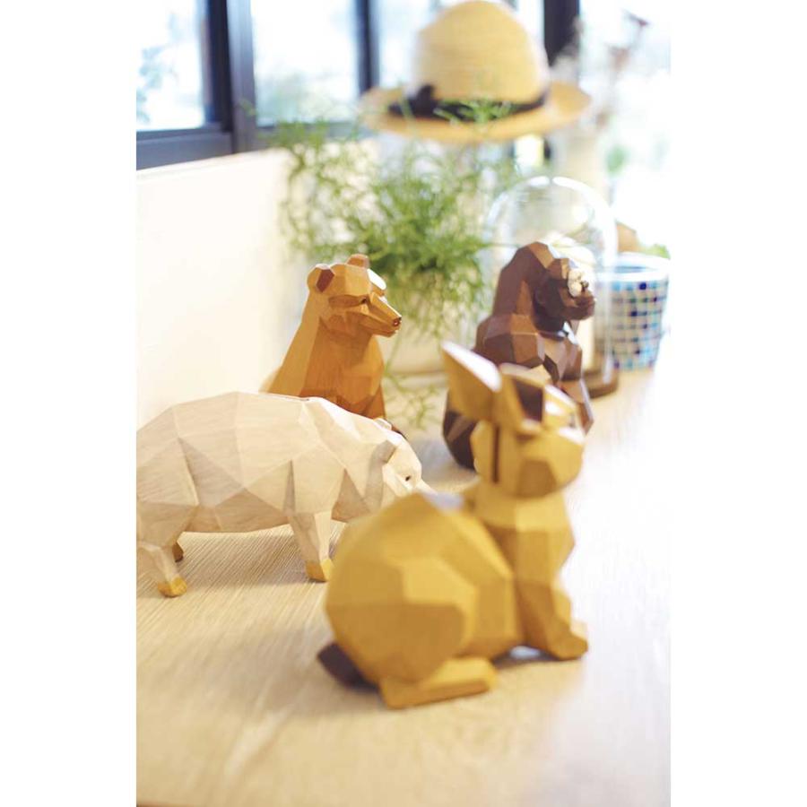 キシマ KISHIMA Suora スオーラマネーバンク ベアー KH-61227 貯金箱 北欧 木彫り調 動物 癒し インテリア | ブランド登録なし | 04