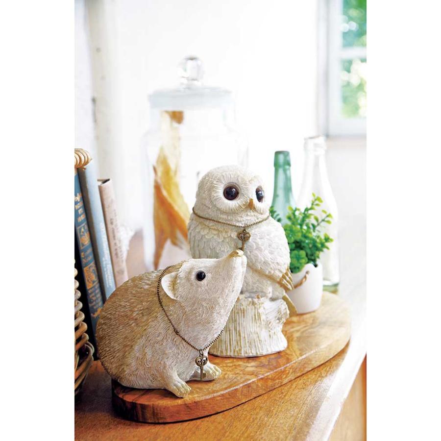 キシマ KISHIMA リッチアウル マネーバンク KH-60964 貯金箱 動物 癒し インテリア | ブランド登録なし | 01