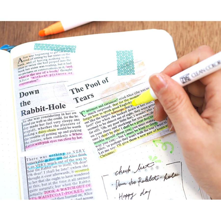 ZIG クリーンカラードット シングル ハイライトカラーセット | 呉竹 | 02