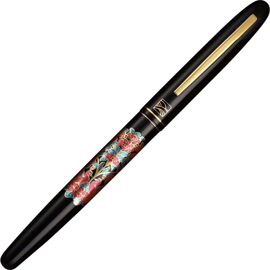 くれ竹万年毛筆 蒔絵物語 春色萬里 黒 | 呉竹