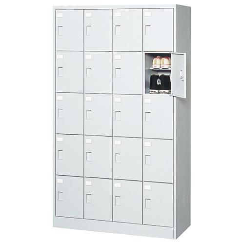 ALPS(アルプススチール) シューズロッカー ZS45TL-C WH 20人用 4列5段 127850 | ブランド登録なし