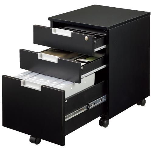 アールエフヤマカワ キャビネット 3段 GZCA-SLBK ブラック 127885 | アール・エフ・ヤマカワ | 01