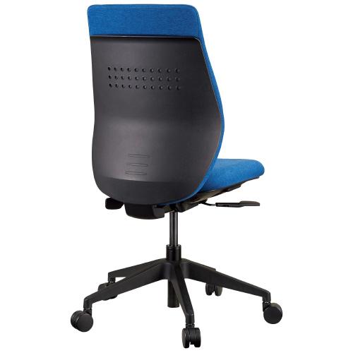 CMC(中央可鍛工業) 事務イス NC-R200 ブルー 布張り 128123 | ブランド登録なし | 01