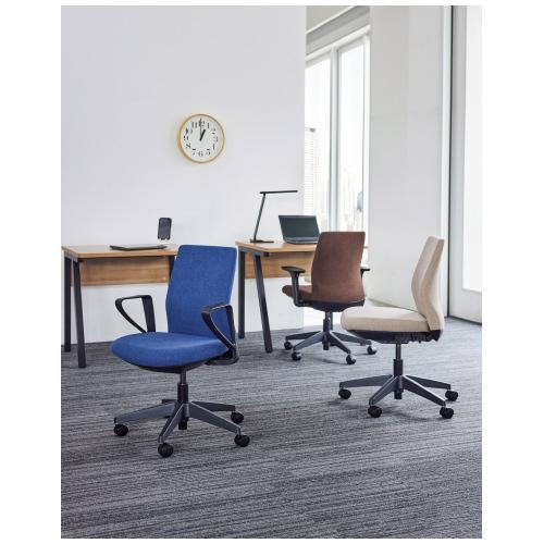 CMC(中央可鍛工業) 事務イス LC-100 ネイビー 128127 | ブランド登録なし | 03