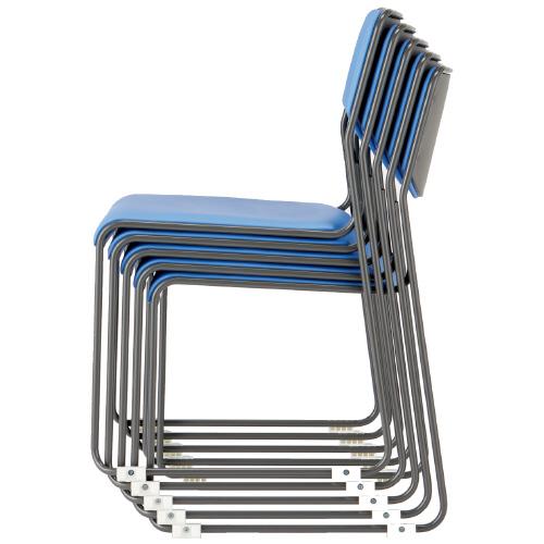 ガイアエデュケーション 会議イス GEFC-ABMC-CBコバルト 制菌レザー 128146 | ブランド登録なし | 03