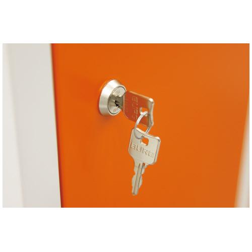 スマイル OAユニットロッカー 2人用 746658 オレンジ 128166 | ブランド登録なし | 01