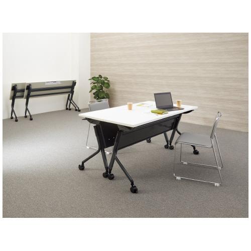 プラス 抗ウイルスFDテーブル FD-515TN WV/DGY 128195 | PLUS | 02