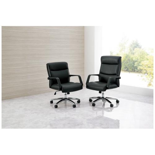 プラス 役員イス KB-MA081NL BK ハイバック 128202 | PLUS | 03